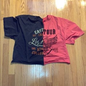 Unique Split-Print Tee